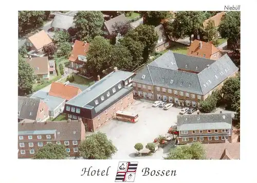 AK / Ansichtskarte 73914552 Niebuell Hotel Bossen Fliegeraufnahme