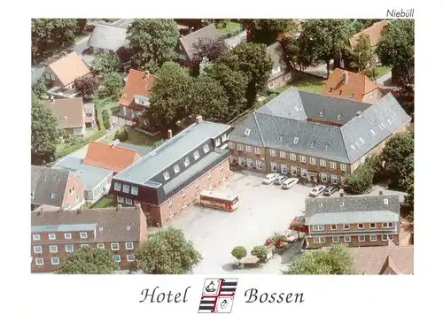 AK / Ansichtskarte  Niebuell Hotel Bossen Fliegeraufnahme