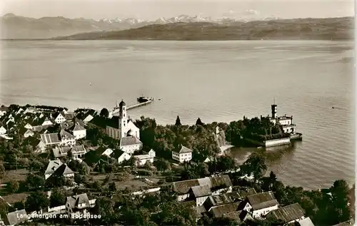 AK / Ansichtskarte  Langenargen_Bodensee Fliegeraufnahme