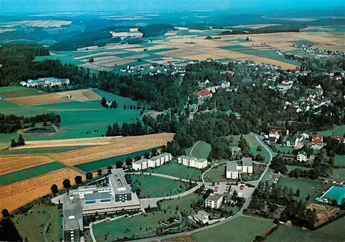 AK / Ansichtskarte 73914630 Bad_Steben Fliegeraufnahme mit Kurklinik Franken der BfA