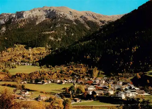 AK / Ansichtskarte  Zillis_GR Panorama mit Kirche St Martin und Reischen