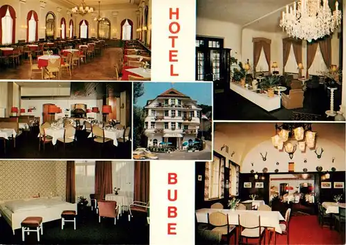 AK / Ansichtskarte 73914679 Bad_Berneck Hotel Bube Gastraeume Zimmer
