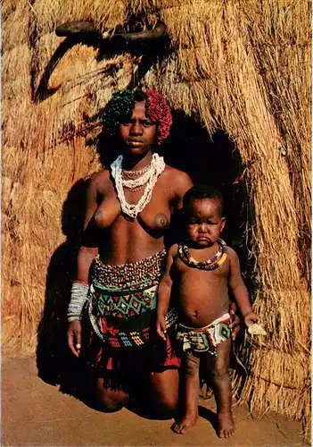 AK / Ansichtskarte 73914690 Southafrica_Suedafrika_RSA Mutter mit Kind