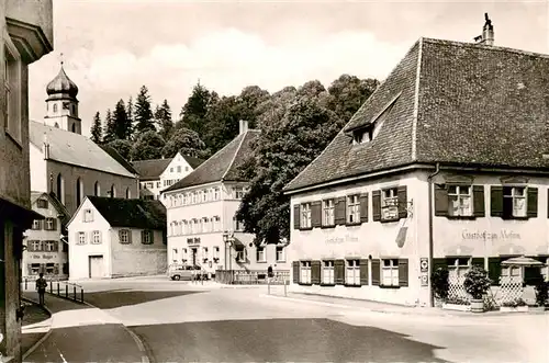 AK / Ansichtskarte 73914736 Leutkirch Ortspartie mit Kirche