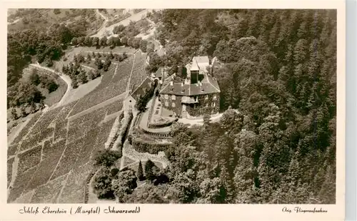 AK / Ansichtskarte  Murgtal_Baden Schloss Eberstein Fliegeraufnahme