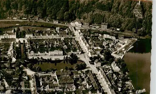 AK / Ansichtskarte  Bad_Karlshafen Fliegeraufnahme