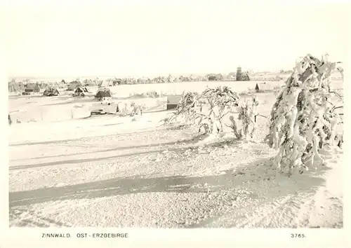 AK / Ansichtskarte 73914774 Zinnwald-Georgenfeld_Erzgebirge_Sachsen Winterpanorama