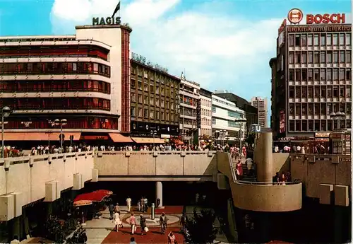 AK / Ansichtskarte  Hannover Bahnhofstrasse und Passerelle