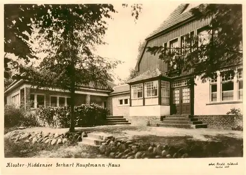 AK / Ansichtskarte 73914867 Kloster_Hiddensee Gerhart Hauptmann Haus