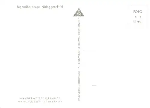 AK / Ansichtskarte  Nideggen_Eifel Jugendherberge