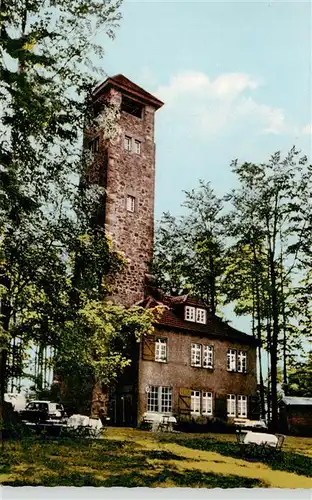 AK / Ansichtskarte  Knuell_Stade Ausflugs Gaststaette Eisenberg Formannsturm mit Heussner Haus