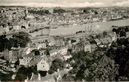 AK / Ansichtskarte  Flensburg__Schleswig-Holstein Fliegeraufnahme