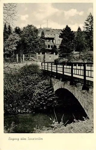 AK / Ansichtskarte  Weilmuenster Kindersanatorium Eingang