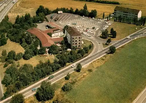 AK / Ansichtskarte  Kassel Hotel Autobahn Rasthaus Kassel Fliegeraufnahme