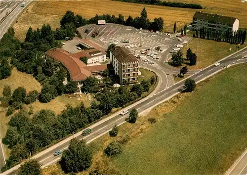 AK / Ansichtskarte  Kassel Hotel Autobahn Rasthaus Kassel Fliegeraufnahme