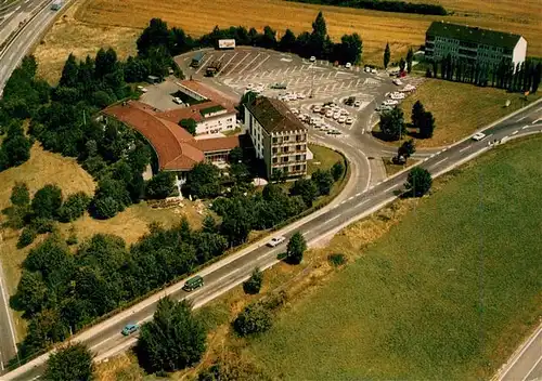 AK / Ansichtskarte  Kassel Hotel Autobahn Rasthaus Kassel Fliegeraufnahme