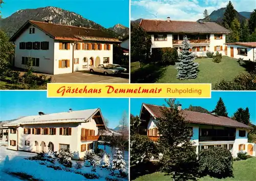 AK / Ansichtskarte 73915041 Ruhpolding Gaestehaus Demmelmair Teilansichten
