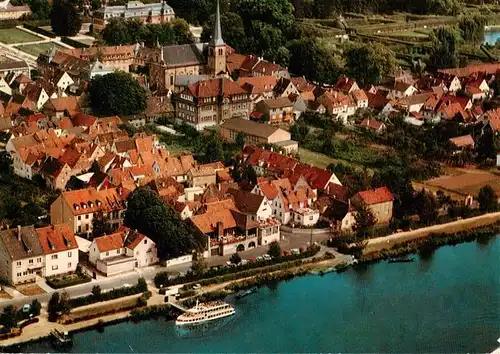 AK / Ansichtskarte  Veitshoechheim Mainpartie Fliegeraufnahme