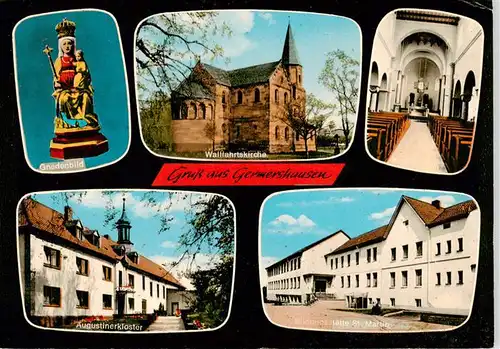 AK / Ansichtskarte 73915075 Germershausen Gnadenbild Wallfahrtskirche Inneres Augustinerkloster St Martin Bildungsstaette