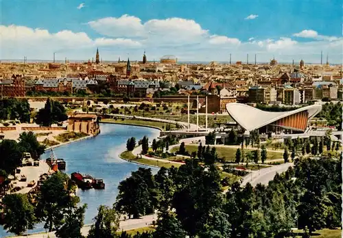 AK / Ansichtskarte 73915137 Berlin Panorama mit Kongresshalle