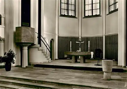 AK / Ansichtskarte  Schoeneberg__Berlin Ev Zwoelf Apostel Kirche Inneres