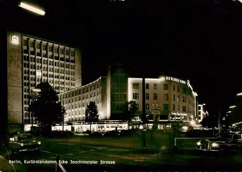 AK / Ansichtskarte  Berlin Kurfuerstendamm Ecke Joachimstaler Strasse