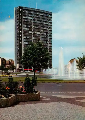 AK / Ansichtskarte  Berlin Ernst Reuter Platz mit Telefunken Hochhaus