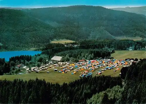 AK / Ansichtskarte  Titisee Campingplatz Fliegeraufnahme