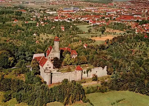 AK / Ansichtskarte  Bamberg Fliegeraufnahme mit Altenburg und Stadt