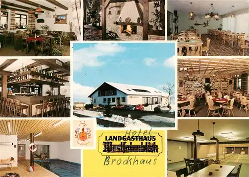 AK / Ansichtskarte 73915213 Vasbeck Landgasthaus Westfalenblick Gastraeume Hallenbad Kegelbahn Kaminzimmer Bar