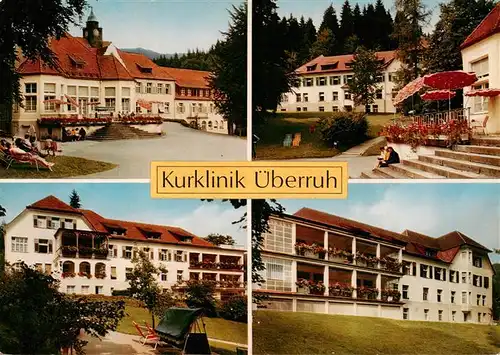 AK / Ansichtskarte  ueberruh_Isny_Allgaeu Kurklinik ueberruh Teilansichten