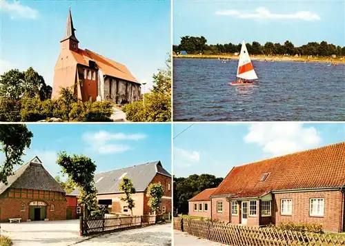AK / Ansichtskarte  Stotel Kirche Ortsmotive Segelpartie