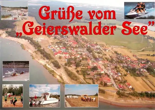 AK / Ansichtskarte  Geierswalde_Hoyerswerda Panorama vom Geierswalder See Teilansichten 