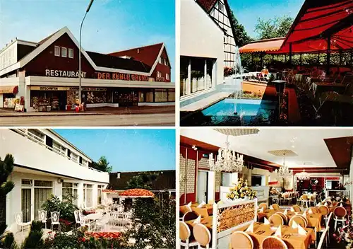 AK / Ansichtskarte  Stukenbrock_Schloss_Holte-Stukenbrock Restaurant Der Kuehle Grund Wasserorgel Terrasse