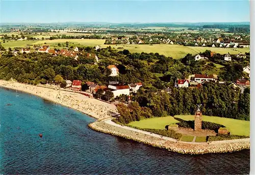 AK / Ansichtskarte  Moeltenort_Heikendorf U Boot Ehrenmal Fliegeraufnahme