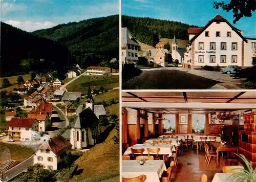 AK / Ansichtskarte  Hammereisenbach-Bregenbach Gasthaus Pension Waldblick Gastraeume Panorama