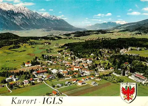 AK / Ansichtskarte 73915387 Igls_Tirol_AT Fliegeraufnahme