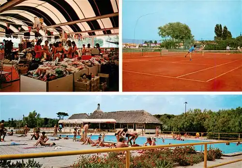 AK / Ansichtskarte 73915389 Porto_San_Margherita_Caorle_Veneto_IT  Camping Villaggio San Francesco Bazar Tennisplatz Schwimmbad