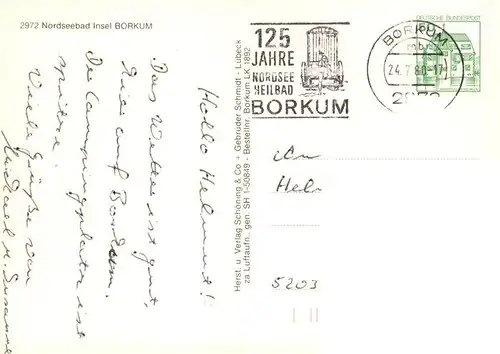AK / Ansichtskarte  Borkum_Nordseebad Fliegeraufnahme