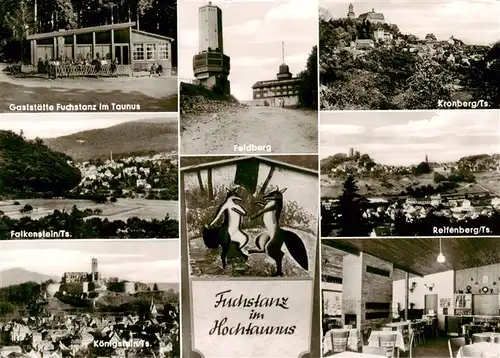 AK / Ansichtskarte  Fuchstanz_Taunus Gaststaette Fuchstanz im Taunus Feldberg Kronberg Falkenstein Reifenberg Koenigstein Gastraum