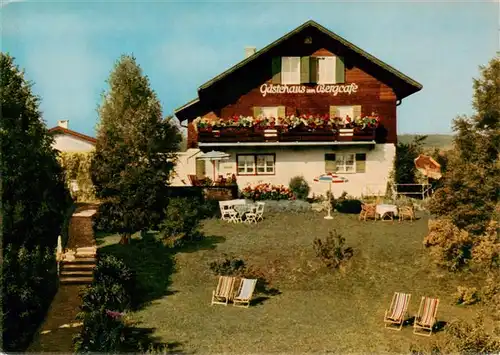 AK / Ansichtskarte  Nesselwang_Allgaeu_Bayern Hotel Restaurant Bergcafe