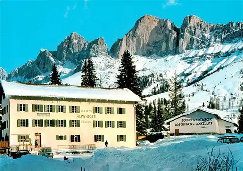 AK / Ansichtskarte 73915488 Carezza_Catinaccio_Trentino_IT Albergo Alpenrose Pension