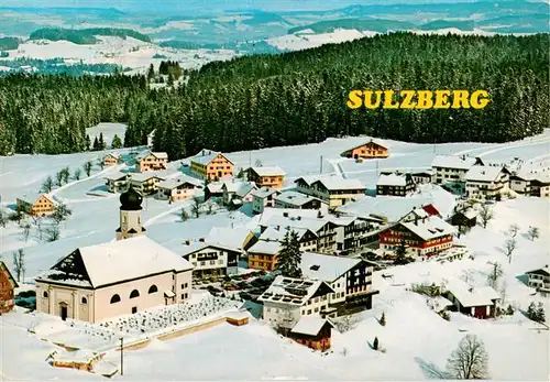 AK / Ansichtskarte  Sulzberg_Vorarlberg_AT Fliegeraufnahme