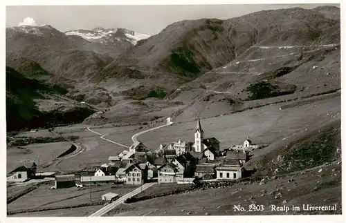 AK / Ansichtskarte  Realp_UR Panorama Urserental