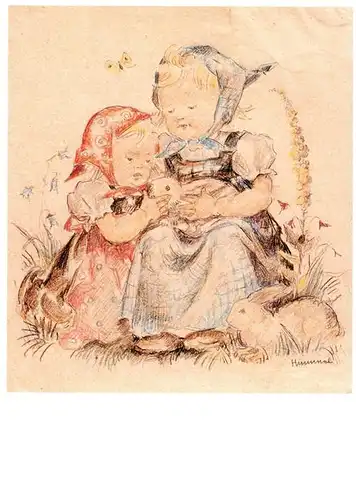 AK / Ansichtskarte  Hummel_Kuenstler-AK-Nr. Nr. 652 Der richtige Osterhase lItho