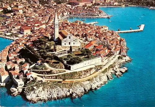 AK / Ansichtskarte 73915586 Rovinj_Rovigno_Istrien_Croatia Fliegeraufnahme