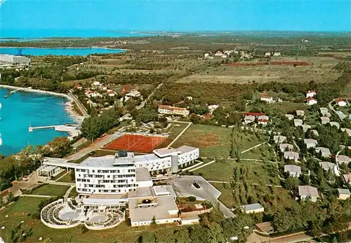 AK / Ansichtskarte  Porec_Croatia Hotel Turist Fliegeraufnahme