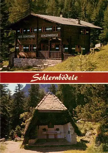 AK / Ansichtskarte  Schlernboedele_1730m_Seiseralm_Alpe_di_Siusi_Trentino_IT AVS Schutzhaus 