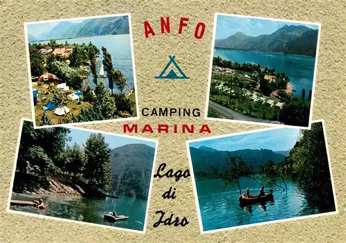 AK / Ansichtskarte  Lago_di_Idro_IT Camping Marina Teilansichten