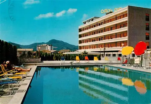 AK / Ansichtskarte  Montegrotto_Terme_Veneto_IT Hotel Rio dOro Terme Schwimmbad